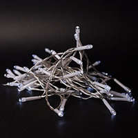 ENTAC ENTAC Elemes kültéri LED fényfüzér, időzítős (7m/96 LED) hideg fehér