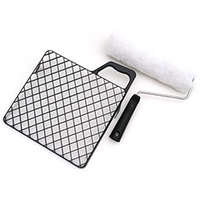 Festőhenger készlet lehúzó ráccsal (18mm/25cm) diszperziós latex homlokzatfestékekhez