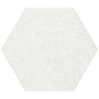  Hatszög alakú (méhsejt) filcpanel - filcből készült puha falburkoló (20-as fehér színben)
