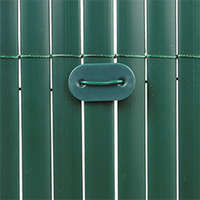 Nortene Nortene Rögzítő árnyékoló nádakhoz - FIXCANE műanyag lap+huzal (26 db) zöld