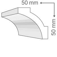 Marbet Marbet Marbet E-12 Beltéri díszléc (mennyezeti szegélyléc)