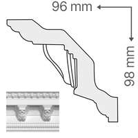 Marbet Marbet Marbet B-22 Mintás dekorléc, mennyezeti stukkó