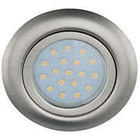 Kanlux Kanlux Bútorba építhető spotlámpa, Gavi LED18 SMD, matt króm, meleg fehér - 12 Volt