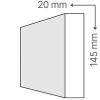 ANRO ANRO Sima léc 2 cm x 14,5 cm - natúr