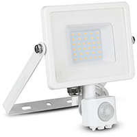 V-TAC V-TAC Mozgásérzékelős PRO-W LED reflektor (30W/100°) természetes fehér