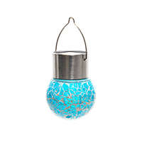  Lightis függő szolár LED lámpa - türkiz szín, mozaik üveg