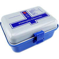 II mentőláda (kék) - munkahelyi elsősegély felszerelés 31-50 főig, üzemi mentődoboz