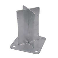 Nortene Nortene Térelválasztó panelhez rögzítő alap: talajra csavarozható talp - Basfix Floor