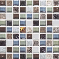 ANRO Wall ANRO Wall Flexpanel PVC falburkoló lap - Mozaik csempe Izlandi márványos műanyag burkolat