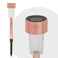 Billy leszúrható szolár lámpa, hideg fehér fénnyel - rose arany