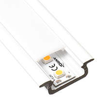 Lumines Lumines Type-Z Fehér - Süllyeszthető LED szalagos alu profil (Opál búrával)