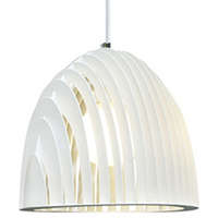 Prism modern csillár (E27) fehér - kúp forma