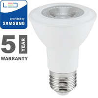  E27 LED lámpa (5.8W/40°) PAR20 - hideg fehér, PRO Samsung