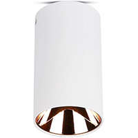 FITTING ROUND - Alu spot falon kívüli lámpatest (kerek - GU10) rózsa-arany