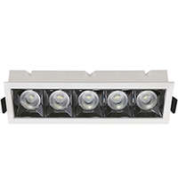 Szpot LED lámpa 20W (12°/1600 lm) meleg fehér, téglalap, PRO Samsung