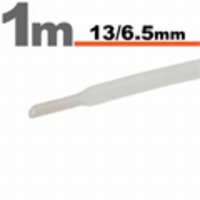  Zsugorcső (13 mm - 6.5 mm) - átlátszó