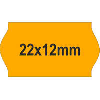 Printex 22x12mm ORIGINAL árazócímke - FLUO narancs