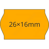Printex 26x16mm FLUO narancs ORIGINAL árazócímke