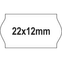 Printex 22x12mm ORIGINAL - FEHÉR árazócímke