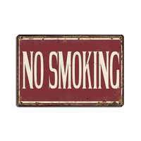  No smoking fémtábla