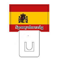  Spanyol zászló - 60x40mm