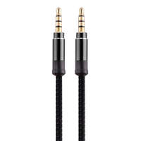 Ezone Soyink Audio kábel, 3,5mm JackAudio, AUX kábel, 1,5 méter, fekete