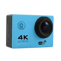 Ezone WiFi-s Akciókamera, F-60, 12MP sportkamera, FullHD video/60FPS, max.64GB TF Card, 30m-ig vízálló, A+ 170°, kék