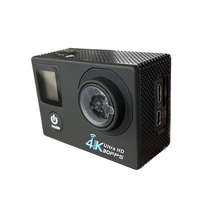 Ezone WiFi-s Akciókamera, H22, 12MP sportkamera, FullHD video/60FPS, max.32GB TF Card, 30m-ig vízálló, A+ 170°, fekete