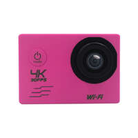Ezone WiFi-s Sportkamera, H-16-4, 12MP akciókamera, FullHD video/60FPS, max.32GB TF Card, 30m-ig vízálló, A+ 170°, rózsaszín