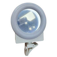 Ezone Univerzális Szelfi LED Tükör, gyűrű ring/körfény, telefonra, tabletre csíptethető, fehér keret