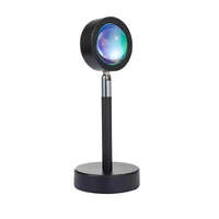 Ezone LED Projektor Naplemente Vetítéssel, Sunset Lamp, USB áramellátás, 180°-os forgathatóság, fekete állvány