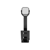 Ezone Hordozható mini LED lámpa, mobiltelefontartóval, fotó és videó készitéshez, fényerősség, színhőmérséklet állitható, fekete