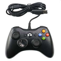 Ezone USB Gamepad, PC/PS3 kompatibilis gaming kontroller, vezetékes, fekete