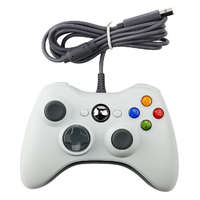 Ezone USB Gamepad, PC/PS3 kompatibilis gaming kontroller, vezetékes, fehér