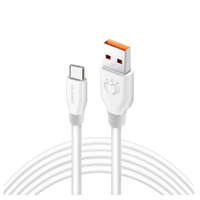 Ezone Olesit Adat-és töltőkábel K193, 150 cm, USB-C/USB típusú, 2.4A gyors töltés, fehér