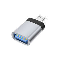 Ezone OTG átalakitó adapter (USB 3.0->MicroUSB ), Ezüst