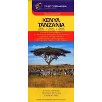 Cartographia Kft. Kenya, Tanzánia útitérkép 1:2500000