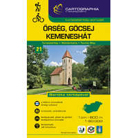 Cartographia Kft. Őrség, Göcsej, Kemeneshát turistatérkép 1:60000 - Goricko térképével
