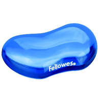 Fellowes Csuklótámasz, mini, géltöltésű, FELLOWES "Crystal™ Gel", kék