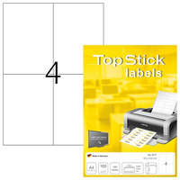 Topstick Etikett címke Topstick 105x148 mm szegély nélküli 100 ív 400 db/doboz