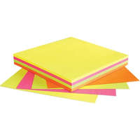 Info Notes Öntapadós jegyzettömb Info Notes 75x75 mm 100 lapos élénk vegyes színek