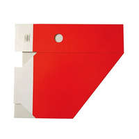 PD Iratpapucs karton összehajtható pd A/4 10 cm gerinccel karton piros