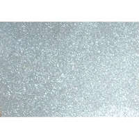  Kreatív dekorgumilap öntapadós 20x30 cm 2 mm glitteres fehérarany