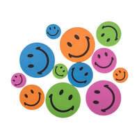 KREATÍV JUNIOR Kreatív Junior habszivacs smile 12 db/csomag vegyes színek méretek
