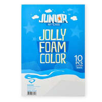 KREATÍV JUNIOR Kreatív Junior dekor gumilap A/4, fehér, 10 db/csomag
