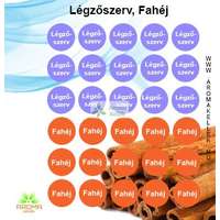 Matrica, cimke illóolajokhoz - LÉGZŐSZERV, FAHÉJ