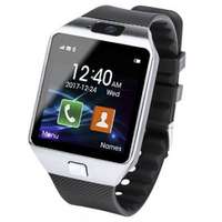  Bluetooth Smart Watch okosóra, SIM kártya foglalattal, kamerával, Ezüst