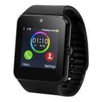  GT-08 Bluetooth Smart Watch kamerás okosóra független SIM kártya foglalattal, Fekete