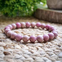 Rodonit ásvány karkötő 8 mm