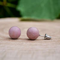 Rodonit ásvány Fülbevaló